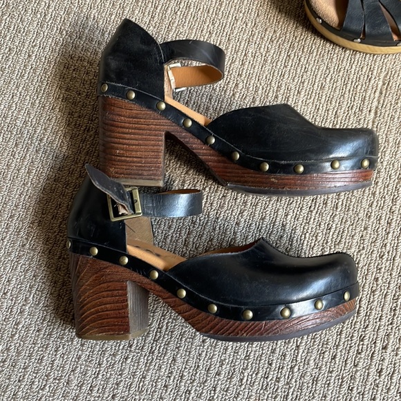 BOGO American style clog sandals Korks Kork-ease Clark’s US size 6 platform shoe - Picture 3 of 7